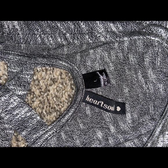 Gray Open Back Sweater - Picture 3 of 3